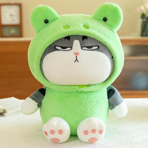 XIAOSHILIU Home Decoration Animal Plush Plush Pillow Arrogant Plush Animal Toy Cat Plush Toys Stuffed Toys Cat Plush Doll 40cm 2 von XIAOSHILIU