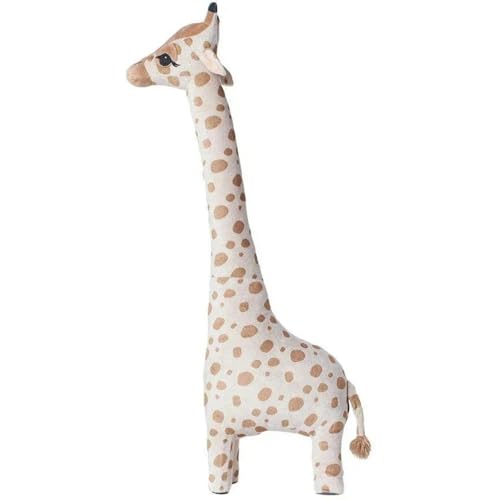 XIAOSHILIU Kinder Plüsch Tier Spielzeug Giraffe Puppe Baby Schlafbegleiter Puppe Kinderzimmer Bett Dekor Geburtstagsgeschenke können Stehen 40CM 1 von XIAOSHILIU