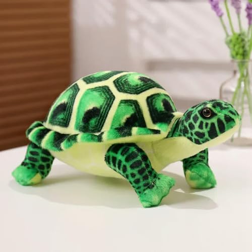 XIAOSHILIU Kinder Spielzeug Niedliches Baby Super Simulation Ausgestopfte Schildkröte Realistische Meeresschildkröte Tier Plüsch Baby Spielzeug Geschenk Heißer Home Decor 30cm 1 von XIAOSHILIU