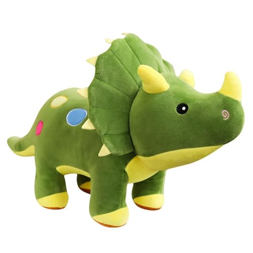 XIAOSHILIU Kreative große Plüsch Soft Triceratops Stegosaurus Plüschtier Dinosaurier Puppe Stofftier Kinder Dinosaurier Spielzeug Geburtstagsgeschenke 40cm 1 von XIAOSHILIU