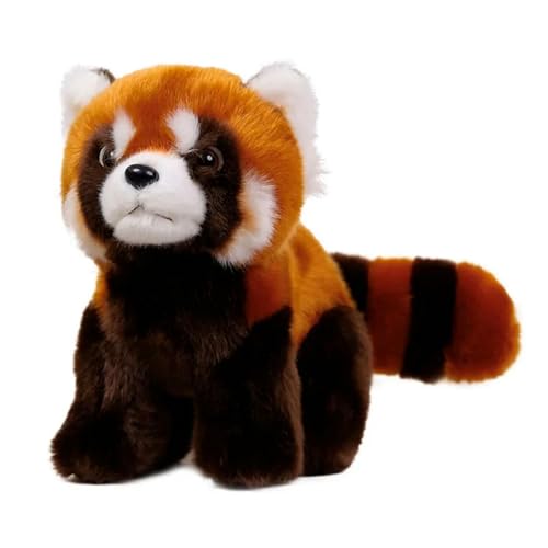 XIAOSHILIU Panda Kuscheltier Niedliches Dschungeltier Roter Panda Plüschtier Waldtiere für Kinder Geburtstagsgeschenke 30cm 1 von XIAOSHILIU