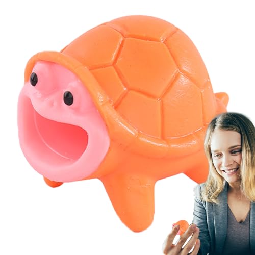 Schildkröten-Stressspielzeug | Süßes Quetschspielzeug,Niedlicher Squeeze-Teigball, tierisches Stressspielzeug, dehnbares, hochelastisches Schildkrötenspielzeug, Squeeze-Spielzeug, Xiaoxiaoyu von XIAOXIAOYU