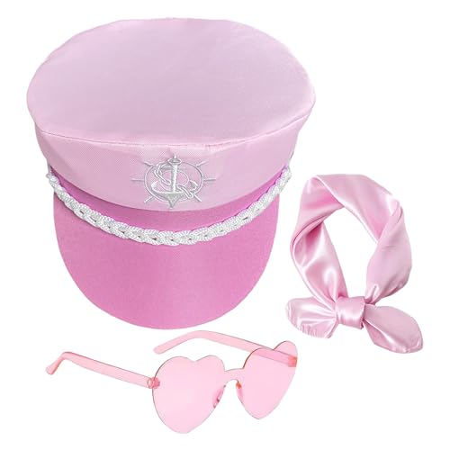 XIAOXIAOYU Kapitänsmütze,Matrosen Kostüm Set | Marine Foto Requisiten Für Erwachsene, Verkleidungs- Und Cosplay-Zubehör Mit Sonnenbrille Und Schal XIAOXIAOYU Kapitänsmütze,Matrosen Kostüm Set | Marine Foto Requisiten Für Erwachsene, Verkleidungs- Und Cosplay-Zubehör Mit Sonnenbrille Und Schal von XIAOXIAOYU