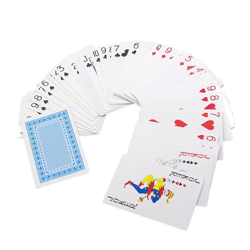 XIAOXIAOYU Papierpoker für Trick, Deckkarten für Trick | Trickkarten Spielen Anfängerdeck,Family Game Night Poker Stage Performance Requisiten Sammelbare Unterhaltungskarten für das Spielzimmer von XIAOXIAOYU