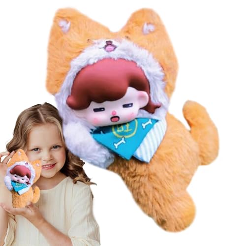 XIAOXIAOYU Plüschpuppen-Kollektion, Plüschspielzeug für Kinder, Süße Puppen, Plüsch-Cartoon-Figuren-Spielzeugsammlung, süße -Puppe, Sammlerstück für Mädchen, Bücherregal-Dekoration von XIAOXIAOYU