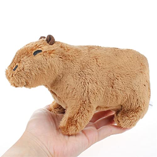 XIAOXIONG Simulation Animal Capybara Plüschtiere Niedliche Capybara Plüschpuppen Wildtiere Stofftiere Geschenk Kinder und Freunde von XIAOXIONG