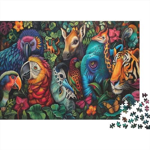 Animals 1000 Piece Jigsaw Puzzles, Jigsaw Puzzles for Adults Teenagers Jigsaw Puzzle 1000pcs (75x50cm) von XIAOZUUWEI