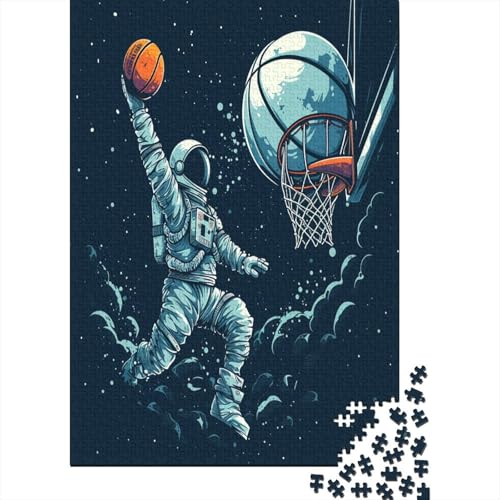 Basketball Puzzle, 1000 Pieces, Puzzle for Adults, Impossible Puzzle, Colourful Puzzle Game, Skill Game for The Whole Family 1000pcs (75x50cm) von XIAOZUUWEI