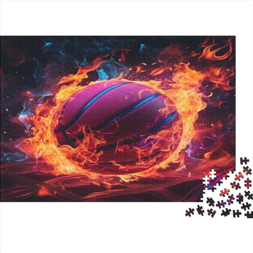 Basketball Puzzle 1000 Pieces from 9+ Years - Colourful Adult Puzzle with Bright Colours - Skill Game for The Whole Family - Beautiful Gift Idea 1000pcs (75x50cm) von XIAOZUUWEI