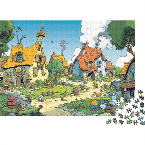 Cabin Challenging 1000 Piece Adult Puzzle, Puzzle 1000 Pieces for Adults, Difficult Puzzle Gift for Christmas, Birthday, Home Decoration 1000pcs (75x50cm) von XIAOZUUWEI