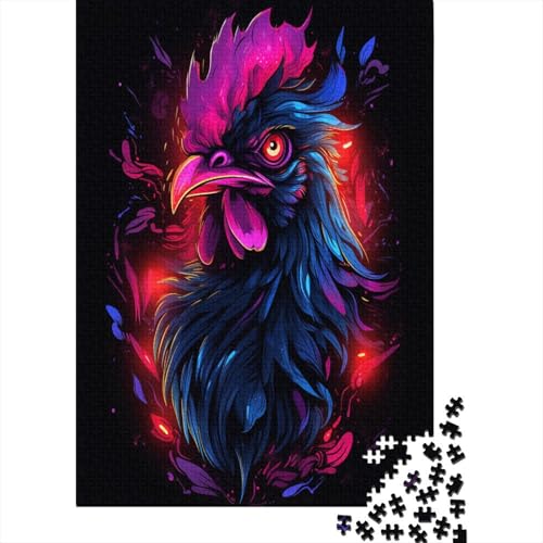 Cock Jigsaw Puzzle for Adults 1000 Piece Puzzles for Teenagers Jigsaw Puzzle Family Challenging Games Entertainment Toys Gifts Home Decor 1000pcs (75x50cm) von XIAOZUUWEI