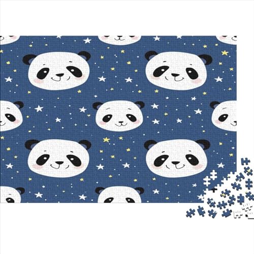 Panda 1000 Stück Puzzles Für Erwachsene Teenager Stress Abbauen Familien-Puzzlespiel 1000-teiliges Puzzle Kinder Lernspiel Spielzeug Geschenk Puzzel 1000pcs (75x50cm) von XIAOZUUWEI