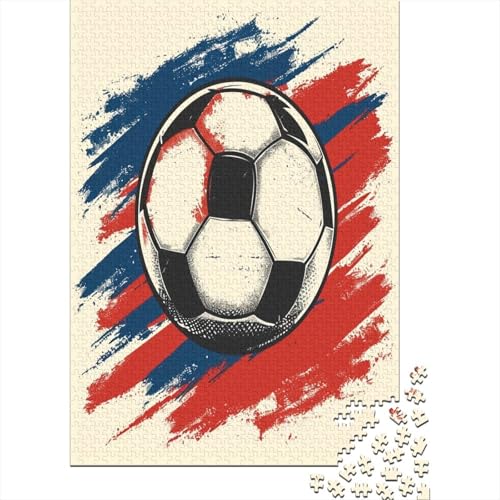 Soccer Ball Jigsaw Puzzles 1000 Pieces for Adults and Kids, Scene Creative Jigsaw Puzzles, Unique Challenge Games 1000pcs (75x50cm) von XIAOZUUWEI