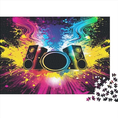 Sound Puzzle 1000 Pieces from 9+ Years - Colourful Adult Puzzle with Bright Colours - Skill Game for The Whole Family - Beautiful Gift Idea 1000pcs (75x50cm) von XIAOZUUWEI