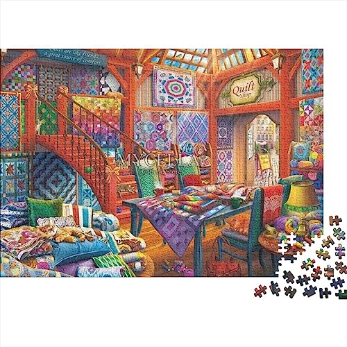 Strandladen 300 Pieces Puzzles for Adults Teenagers Family Puzzle Game with Full Size Poster 300 Piece Puzzle Teenager Educational Game Toy Gift 300pcs (40x28cm) von XIAOZUUWEI