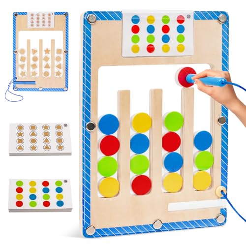 XIAPIA Montessori Spielzeug ab 3 4 5 Jahre, Kinder Reisespiel Magnetspiel Puzzle Beschäftigung Autofahrt Flugzeug Kinderspielzeug, Geschenk für Junge Mädchen zum Geburtstag Weihnachten Neujahr XIAPIA Montessori Spielzeug ab 3 4 5 Jahre, Kinder Reisespiel Magnetspiel Puzzle Beschäftigung Autofahrt Flugzeug Kinderspielzeug, Geschenk für Junge Mädchen zum Geburtstag Weihnachten Neujahr von XIAPIA