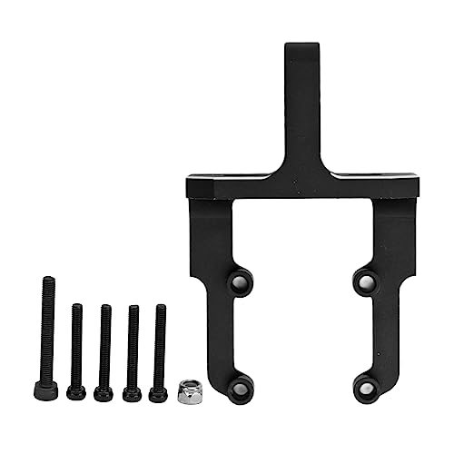 RC Aluminiumlegierung Hinterer Oberlenker Riser Schwarz Hochfeste CNC-Bearbeitung für Axial SCX10 II AR44 von XIASABA