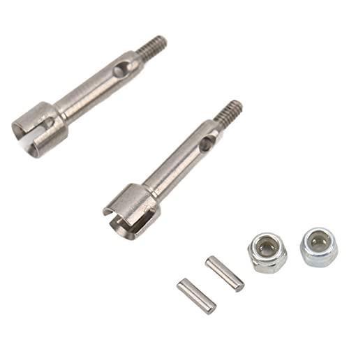 XIASABA 0×4. 0×1. 2Pcs Rc Metall Vorderrad Achse Vorderachse Cvd Tasse Gabel Für Axial Scx24 24 Rc Auto Achse Tassen Rc 24 24 Rad Tasse von XIASABA