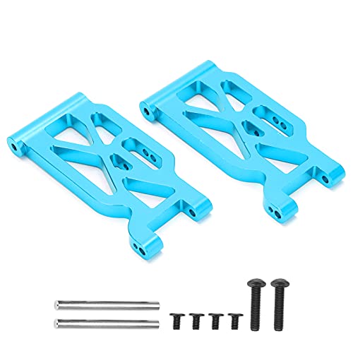 XIASABA 2PCS RC Frontschwung Arm Aluminiumlegierung Fernbedienungsteuerungsteile für Wltoys 104001 1/10 RC -Auto (Blau) von XIASABA