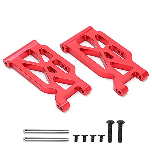 XIASABA 2PCS RC Frontschwung Arm Aluminiumlegierung Fernbedienungsteuerungsteile für Wltoys 104001 1/10 RC -Auto (Rot) von XIASABA