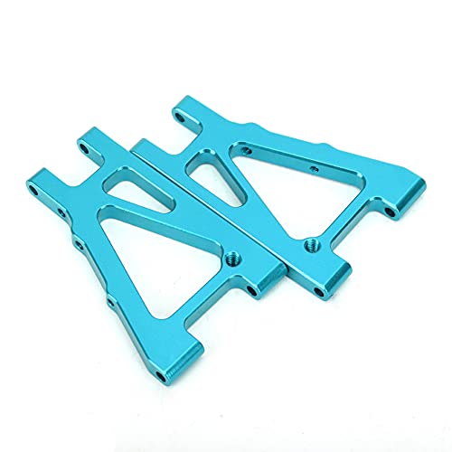 XIASABA Aluminium-A-Arme für die vordere und hintere untere Aufhängung für RC-Car 1/10 ECX 2WD-Serienteile, 2 Stück Legierungs-Upgrade-Teile für den vorderen unteren Arm, passend (Blue) von XIASABA