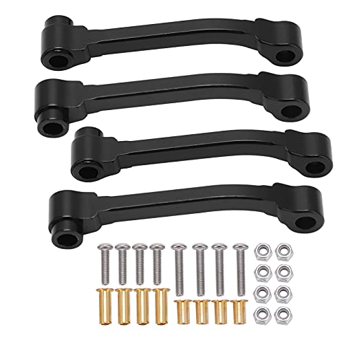 XIASABA Aluminiumlegierung Radius Arm Link Kit RC Accessoire R620 Man TGX 1/14 Traktorwagen (Schwarz) von XIASABA