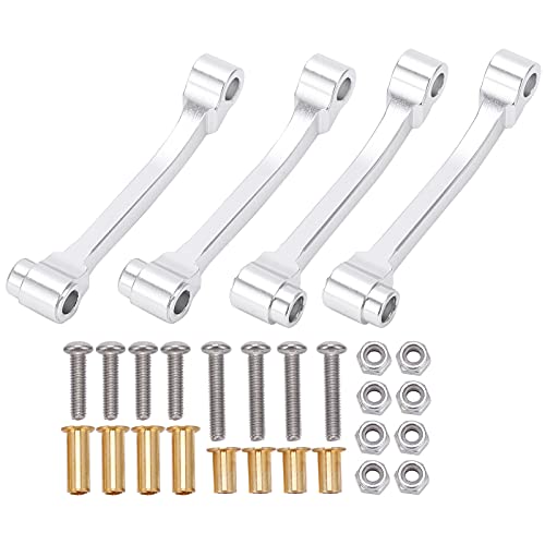 XIASABA Aluminiumlegierung Radius Arm Link Kit RC Accessoire R620 Man TGX 1/14 Traktorwagen (Silber) von XIASABA