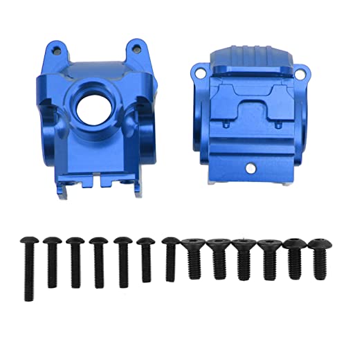 XIASABA Differentialgehäuse-Set für das Vorderradgetriebe aus Aluminiumlegierung für RC-Autos, Cooles Design (Blau) von XIASABA