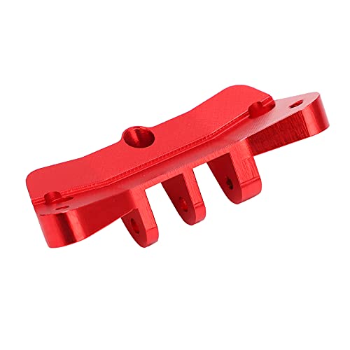 XIASABA Aluminiumlegierung, Fixierhalterung für Vorder- und Hinterstange, stark korrosionsbeständig, kompakt, einfach zu verwenden für LOSI 1/8 LMT SOLID AXLE Remote Comtrol Car (rot) von XIASABA