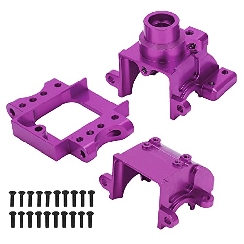 XIASABA Aluminiumlegierung Vorder-/Hinterradgetriebe Upgrade RC-Auto HSP 1/10 Simulationsaussehen (violett) von XIASABA