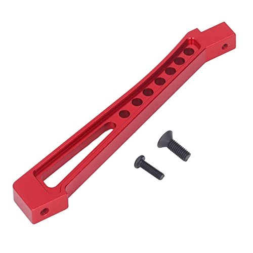 XIASABA Aluminiumlegierungs -Front -Chassis -Klammer stabile Leistung Starke Unterstützung 8,7 cm Länge RC -Zubehör für arrma 1: 7 1: 8 (Red) von XIASABA