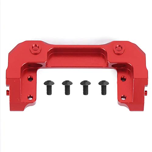 XIASABA Frontservo-Montageständer aus Aluminiumlegierung, passend für Axial SCX10 III AX103007 1/10 RC Crawler Car (rot) von XIASABA