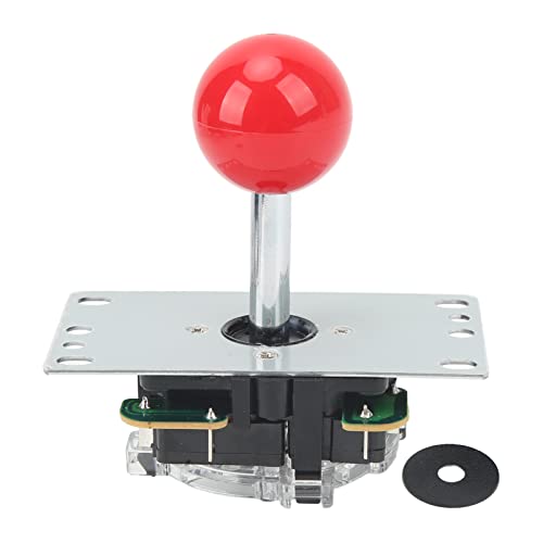 XIASABA Joystick Classic Competition Joystick Gamepad DIY Joystick Spiel Fighting Stick Ersatzteile Platine mit Kugelkopf (Red) von XIASABA