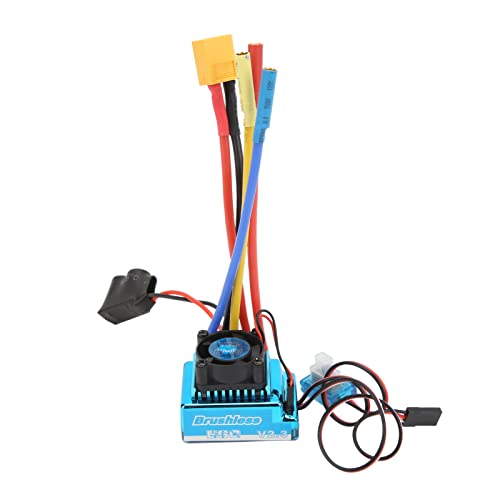 XIASABA Leichtes Racerstar 120A Esc Bürstenloses wasserdichtes sensorloses Rc-Auto Teil 16. 0×7. 0×5. 0 120A Rc Bürstenloser Esc Programmierbar Wasserdicht Staubdicht 9. von XIASABA