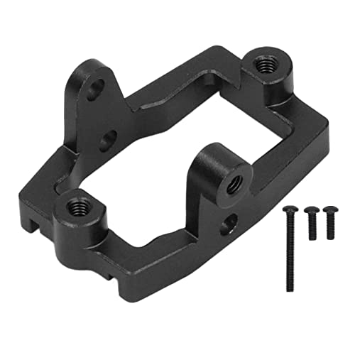 XIASABA Metall Servo Mount Aluminiumlegierung Flexible Steuerlicht RC Crawler Servo Mount 1/18 4m (Schwarz) von XIASABA