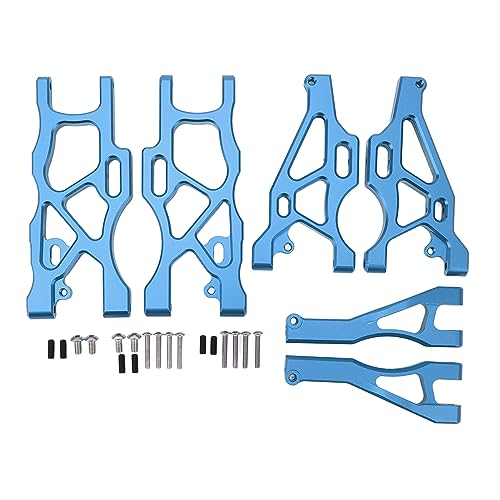 XIASABA RC Aluminium vorderen Hinterradaufhängung Arm -Upgrades für Arrma Mojave 6s 1/7 RC -Autos (Blau) von XIASABA