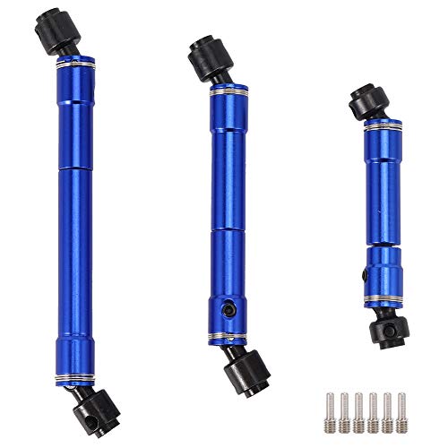 XIASABA RC Antriebswelle, leicht, rostfrei und für 6 G63 6X6 88096 1/10 RC Auto, blau von XIASABA