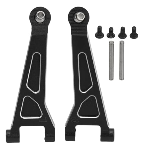 XIASABA RC -Auto obere Suspension Arm Aluminiumlegierung vorderer Oberarm verstärkte Stabilität für MJX 1/14 14210 (Schwarz) von XIASABA