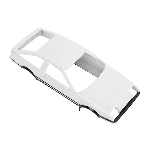 XIASABA RC Car Shell Body Deckung Kunststoffkörperschalenzubehör für AE86p 1:18 Fernbedienung Autos Reparaturen Upgrades (Weiß) von XIASABA