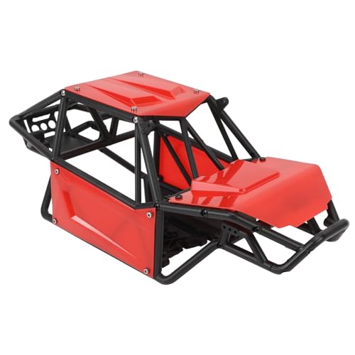 XIASABA RC Crawler Nylon Überrollkäfig für Axial SCX10 II 90046 UTB10 Capra 1/10 RC Autos Leichtes und Robustes Upgrade-Teil (Red) von XIASABA