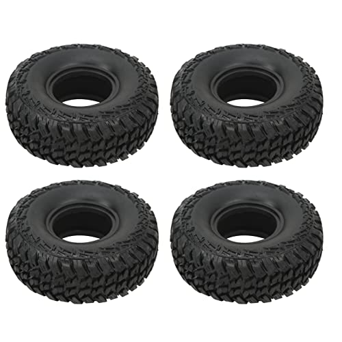 XIASABA RC-Reifen, Premium-Gummi, stoßdämpfend, starker Grip, Set für Crawler, 4 Stück von XIASABA