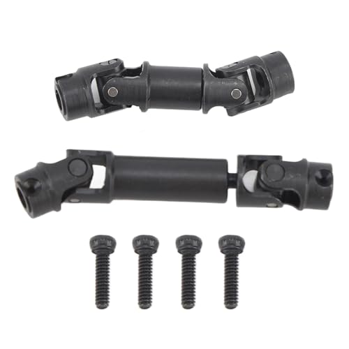 XIASABA RC Antriebswelle vorne hinten, professionelles Stahlset, Upgrade für 4M 1/18 RC Auto, schwarz von XIASABA