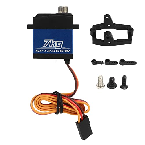 XIASABA Rc Digital Servo 7 kg Schaltgetriebe Wasserdichtes Servo für 1/18 Trx4m Rc Fernbedienung Auto Flugzeug Trx4m Servo Micro Servo von XIASABA