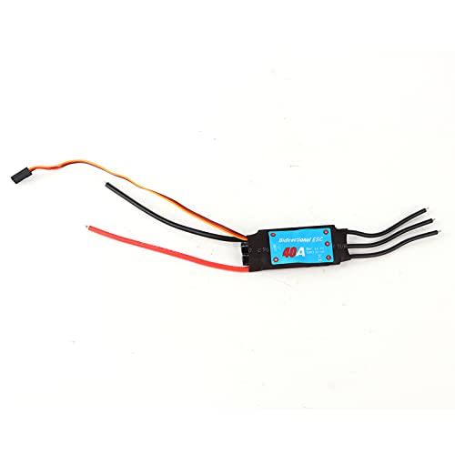 XIASABA Zwei-Wege-Brushless-Esc-elektronischer Controller für Rc-Car-Schiff-Unterwasserpropeller 60A 60A (40A) von XIASABA