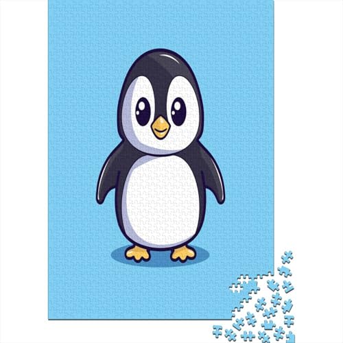 Pinguin Puzzle 1000 Teile,für Erwachsene, Impossible Puzzle,farbenfrohes Legespiel,GesKükenlichkeitsspiel Für Die Ganze Familie,Erwachsenenpuzzle Puzzel 1000pcs (75x50cm) von XIDNALETY