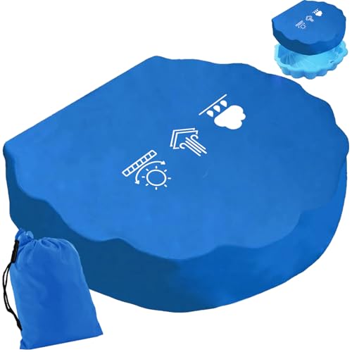 XIEXIESHER Sandkasten Muschel Abdeckung, Blau Rund 100cm Abdeckplane Sand Muscheln für Kinder Klein Sandmuschel Plane XIEXIESHER Sandkasten Muschel Abdeckung, Blau Rund 100cm Abdeckplane Sand Muscheln für Kinder Klein Sandmuschel Plane von XIEXIESHER