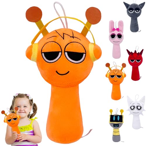 XIEXIESHER Sprunki Plush, 20 cm/7.87 inch Sprunki Kuscheltier, Sprunki Oren Plush, Sprunki Plushies für Jungen Mädchen and sprunki Fans Geburtstag Geschenk, Geschenke für Klassenkameraden von XIEXIESHER