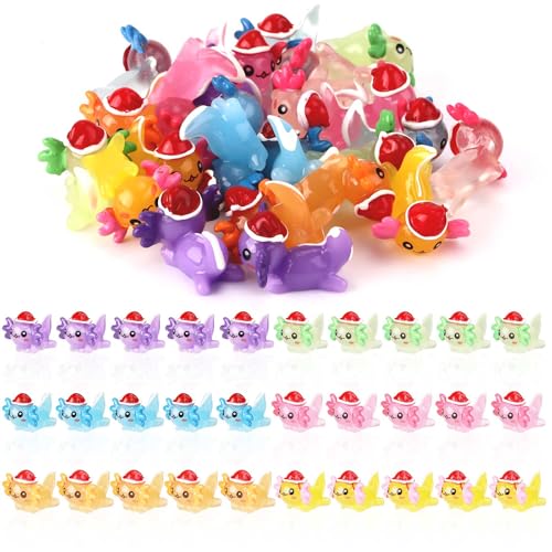 30st Axolotl Mini Figuren, Miniatur Axolotl Anhänger Mini Axolotl Winzige Tierfiguren Dekore für DIY Bastelarbeiten Gartenlandschaft Puppenhaus Ornament Topfpflanzen Dekorationen 30st Axolotl Mini Figuren, Miniatur Axolotl Anhänger Mini Axolotl Winzige Tierfiguren Dekore für DIY Bastelarbeiten Gartenlandschaft Puppenhaus Ornament Topfpflanzen Dekorationen von XIHIRCD