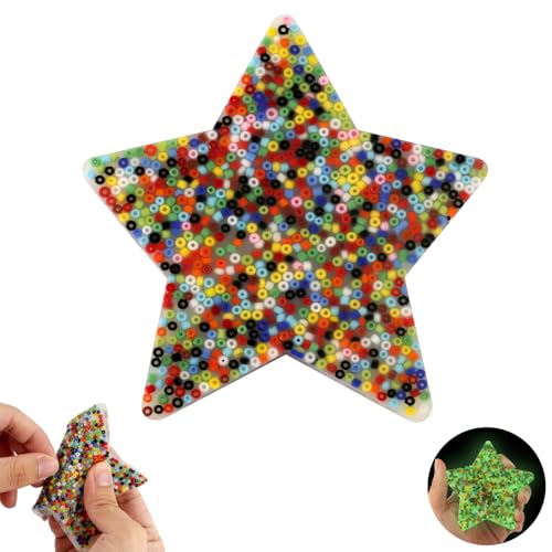 Skin Picking Spielzeug, Leuchtend Picking Pad Zappelspielzeug zum Hautzupfen für Skin Picker Anti-Stress Picky Pad Fidget für Kinder mit und Zwangsstörungen (Pentagramm Form) von XIHIRCD