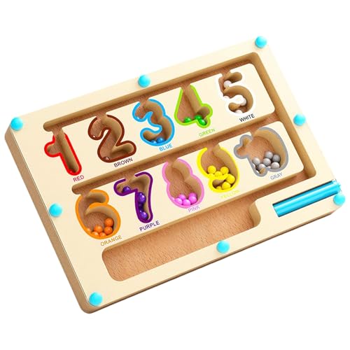 XINGLIDA Tracing Number Mazes Counting Board & Color Sorting Game Educational Wood Mazes Spielzeug Für Kinder Tracing Number Laze Board XINGLIDA Tracing Number Mazes Counting Board & Color Sorting Game Educational Wood Mazes Spielzeug Für Kinder Tracing Number Laze Board von XINGLIDA